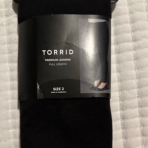 Torrid Black Full-Length Leggings